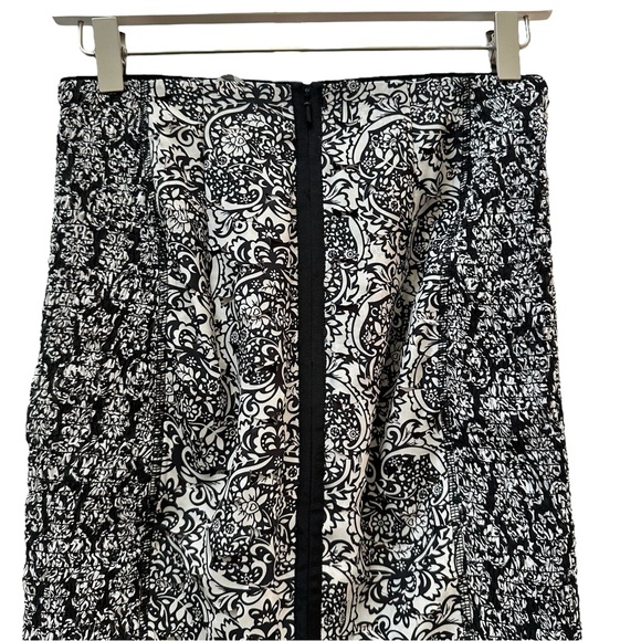 Anthropologie Beguile Pencil laser cut Skirt by Byron Lars Size 0 NWT - Picture 8 of 14